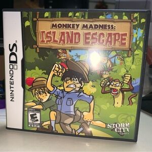Monkey Madness Island Escape Nintendo DS